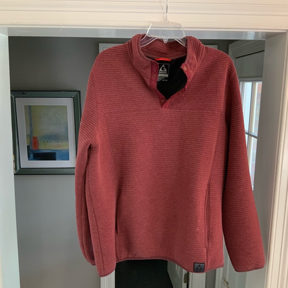 Gerry Weber Red Crewneck Sweater Plush Cozy Fit size XXL  sku 2259 CS